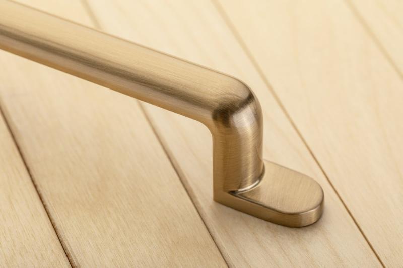 Zamak handle OTTO C = 128 mm champagne 1208966178