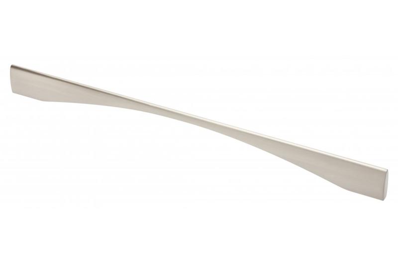 Zamak handle PRATO C=320mm brushed steel 1208966187