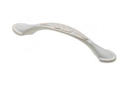 Zamak handle ROYAL1 C=96mm white/gold 1208966195