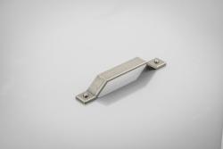 Zamak handle STEP C = 160 mm, antique silver 1208966204