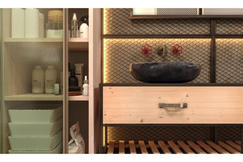 Zamak handle STEP C = 160 mm, antique silver 1208966204