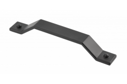 Zamak handle STEP C = 160 mm black matt 1208966205