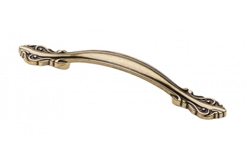 Zamak handle WERONA C=96mm antique brass 1208966256