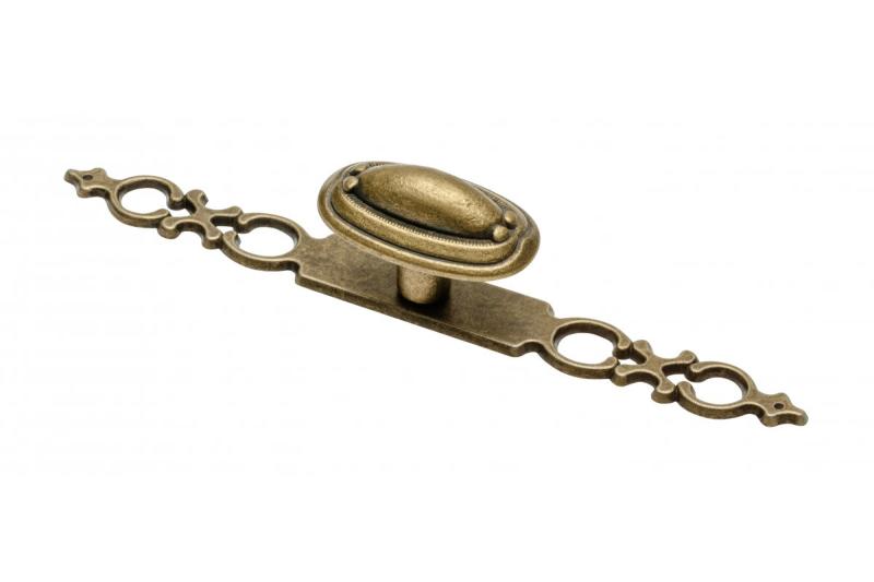 Zamak knob 1146 antique brass 1208966259