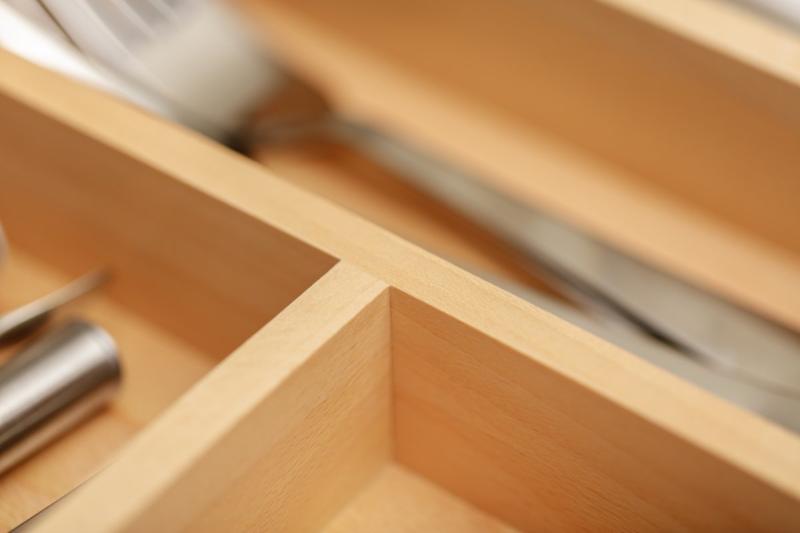 Decor Cutle Bestekbakken Verstelbaar Inzetstuk voor 400-600mm Kasten Kleur Beuken 1208966289