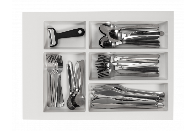 Decor Cutle Bestekbakken Inzet voor Keukenlade 400 Wit 1208966373