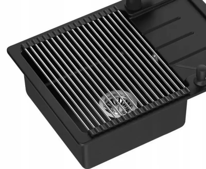 Quadri RVS Rolmat voor in de spoelbak 39 x 26cm 1208966923