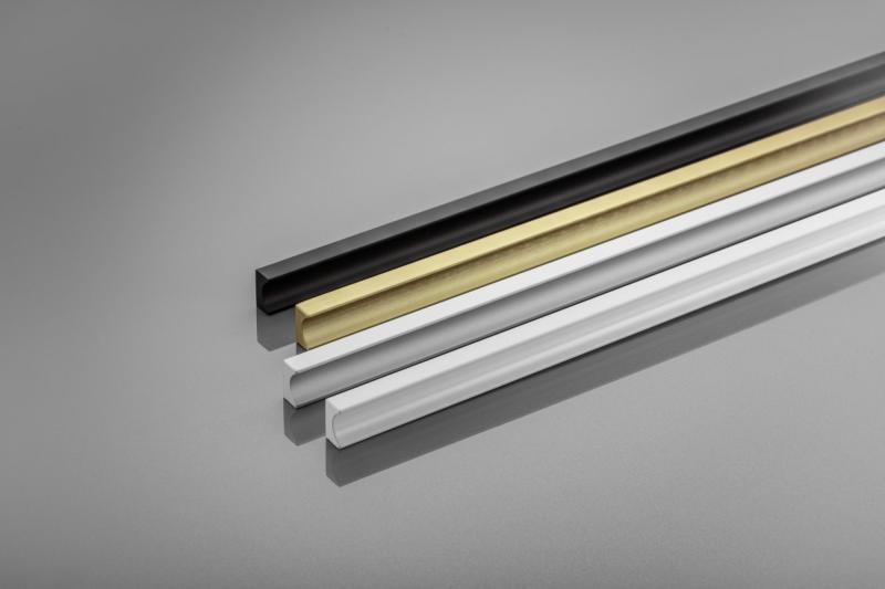 Furniture handle GTV GROOVE, C=3x352 mm, L=1200 mm, Al, white matt 1208966976