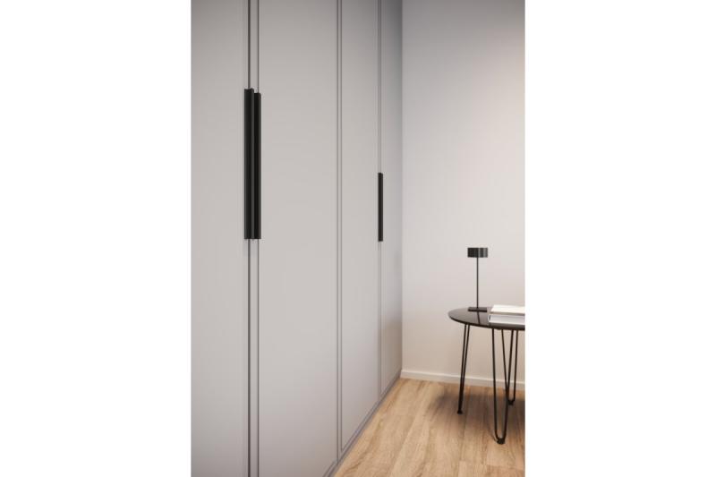 Furniture handle GTV GROOVE, C=320 mm, L=360 mm, Al, matt black 1208966985