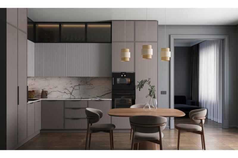 Furniture handle GTV PILLAR, C=320 mm, L=360 mm, Al, matt black 1208966997