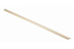 Furniture handle GTV TREX CROSS, C=3x352 mm, L= 1200 mm, Al, light brushed gold 1208967001