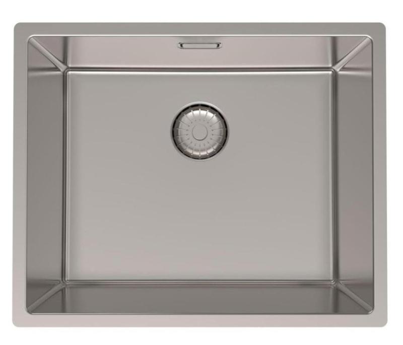 Pure.Sink Prestige RVS spoelbak 50x40 cm 10mm radius onderbouw, vlakbouw en opbouw PPG5040-02