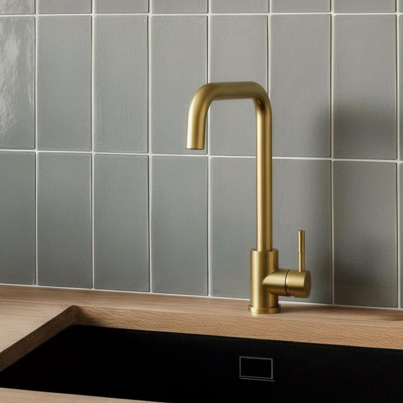 Pure.Sink Elite Steel Pure kitchen faucet PVD brushed gold PS8010-60
