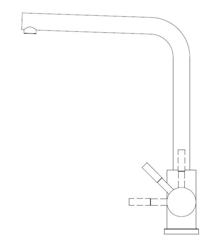 Pure.Sink Elite Steel Spark keukenkraan Mat zwart PS8040-10