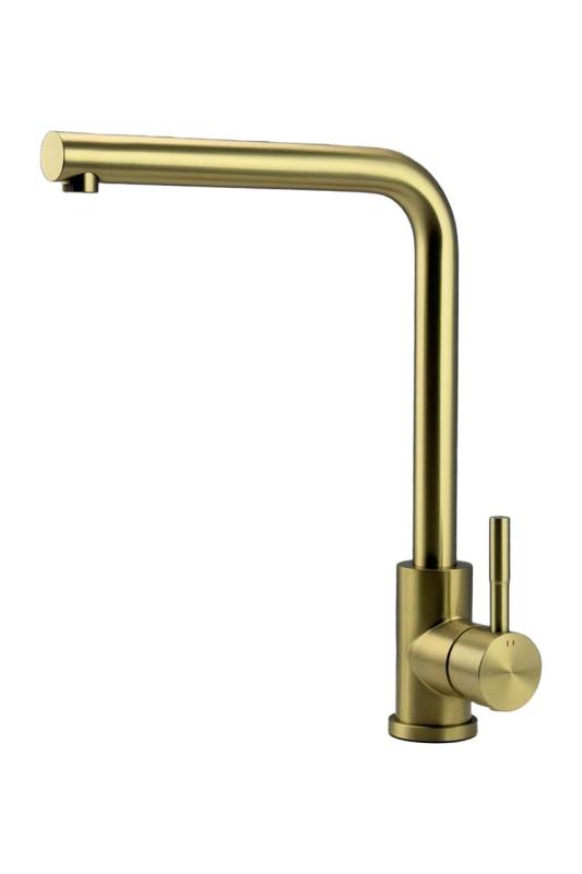 Pure.Sink Elite Steel Spark keukenkraan PVD geborsteld goud  PS8040-60