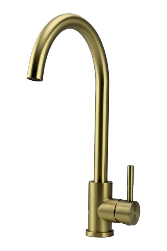 Pure.Sink Elite Steel Stream keukenkraan PVD geborsteld goud  PS8044-60