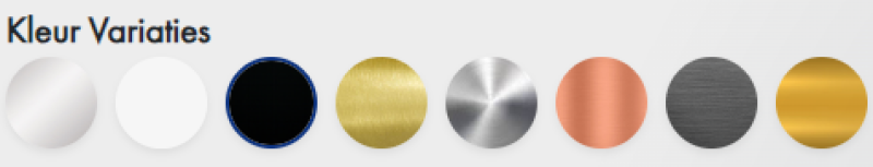 Waterevolution Flow thermostatische twee-weg douchemengkraan met handdouche Gun Metal T130TNWGM