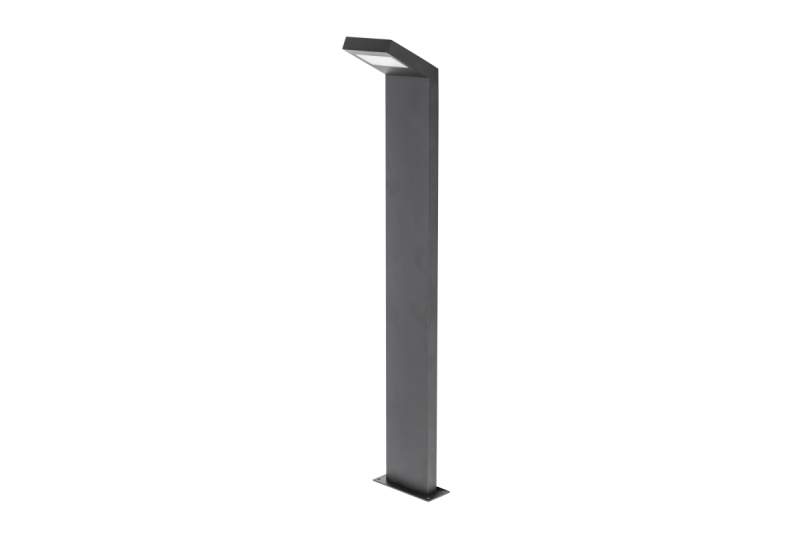 Garden luminaire LONDON LED,10W,720lm,IP54,AC220-240V,50/60Hz,4000K,straight post, 78 cm, black