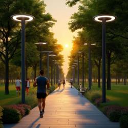 ORLANDO street and park luminaire, LED, 100W, 10000lm, 4000K, AC180-250V, IP65, 5y