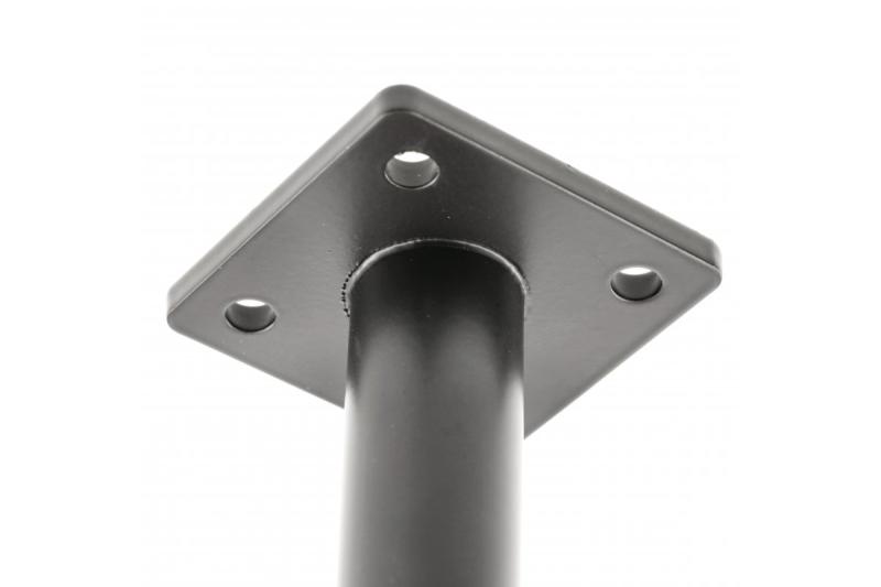 GTV RONDA SIMPLE furniture leg, cantilevered, H=180 mm, fi25 mm, steel, black matt