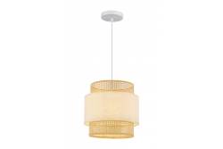 Ceiling luminaire ABRA, 6168, AC220-240V, 50/60Hz, 1*E27, max.40W, IP20, avg. 40 cm, cream