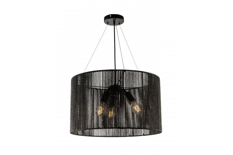 Ceiling luminaire FORESTO 2, 5772, AC220-240V, 50/60Hz, 1*E27, max.40W, dia. 50 cm, black