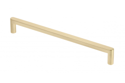 GTV NYXA furniture handle, C=192 mm, L=202 mm, ZnAl, brushed gold
