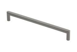 Furniture handle GTV NYXA, C=192 mm, L=202 mm, ZnAl, light graphite
