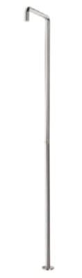 Waterevolution Flow douchezuil met mengknop koper T146CPE
