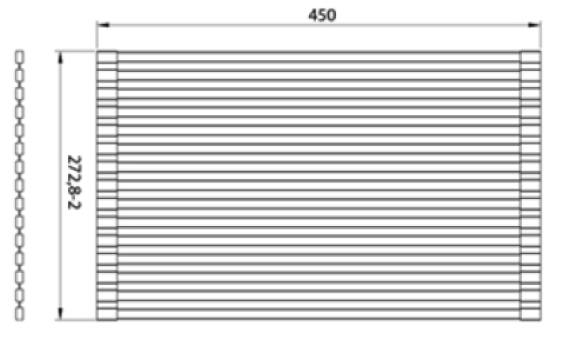 Ausmann Turt Goud Rolmat over en voor in de spoelbak 28x45 cm 1208969725