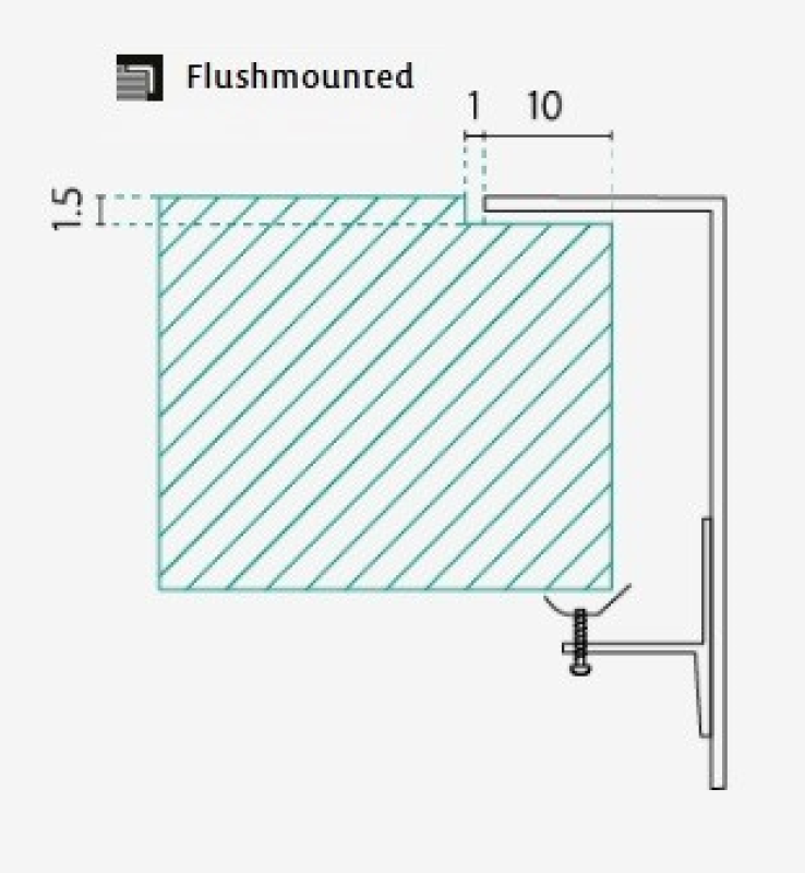 Banka IB4540 RVS Spoelbak 45 x 40 cm Opbouw en Vlakinbouw 1208970045