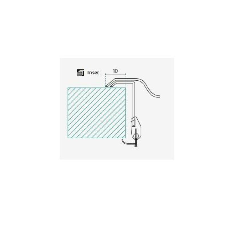 Banka Detroit  RVS Spoelbak 635 x 559 mm Opbouw met kraangatbank 1208970077