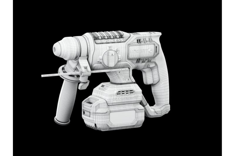 HÖGERT accuklopboormachine, borstelloos, 18V, met beitelfunctie