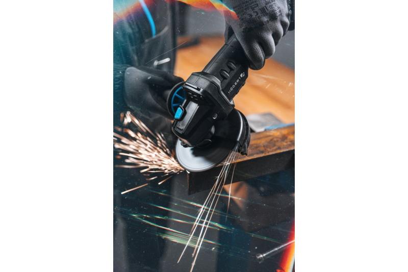 HÖGERT Kabelloze haakse slijper met peddelschakelaar, 125MM, 18V - zonder accu