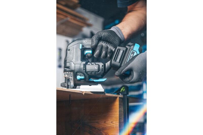 HÖGERT accu-decoupeerzaag, 18V, antivibratiehandgreep - zonder accu