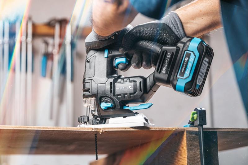 HÖGERT accu-decoupeerzaag, 18V, antivibratiehandgreep - zonder accu