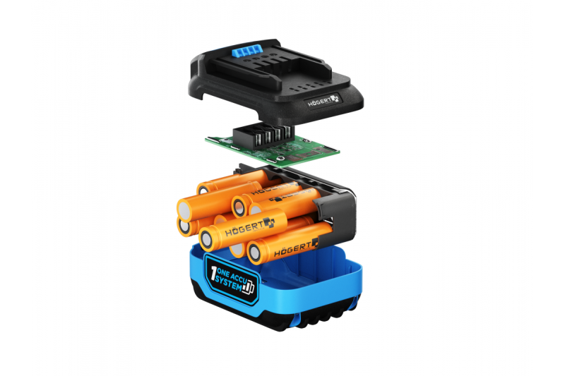 HÖGERT oplaadbare accu 4.0 Ah 18 V