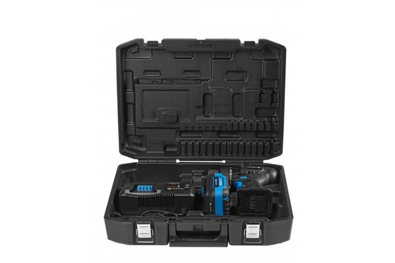 HÖGERT accuboormachine 18V, set met accu, oplader, bithouder, borenmagazijn