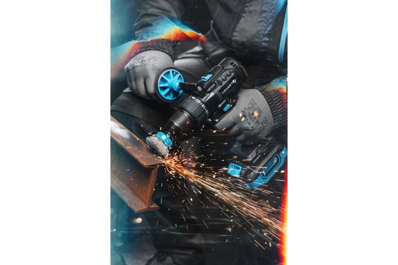 HÖGERT Brushless accuschroevendraaierset, 18V, met bithouder, bitmagazijn, oplader en accu