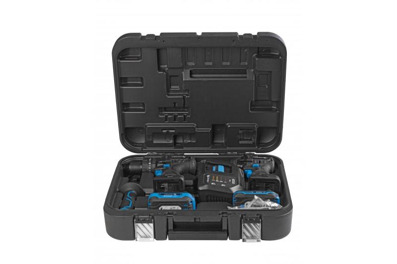 HÖGERT accuslagmoersleutelset 200 Nm 18V met borstelloze motor