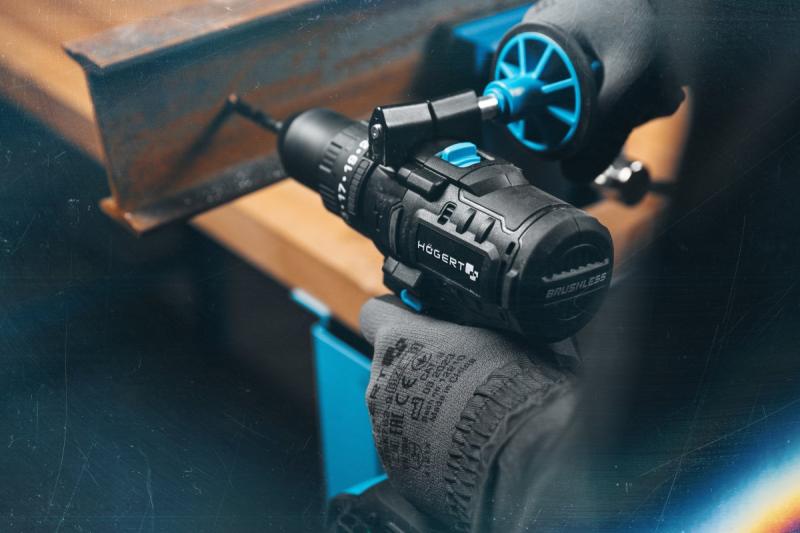 HÖGERT accuslagmoersleutelset 200 Nm 18V met borstelloze motor