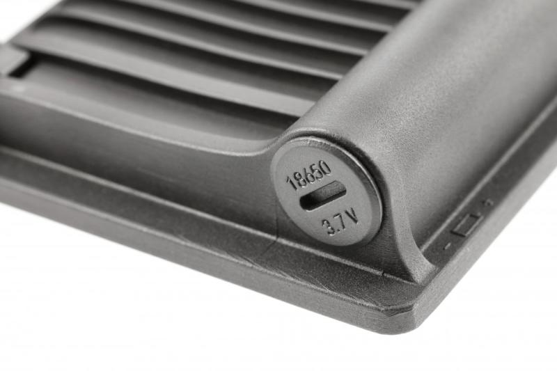 Zonnevloedlicht LUMOS II, LED, 2000lm, 6400K, 2600mAh vervangbaar, IP65, zwart