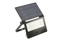 Zonnevloedlicht LUMOS II, LED, 3000lm, 6400K, 2x2600mAh vervangbaar, IP65, zwart