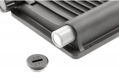 Zonnevloedlicht LUMOS II, LED, 3000lm, 6400K, 2x2600mAh vervangbaar, IP65, zwart