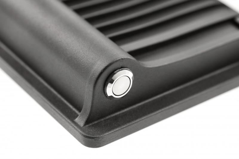 Zonnevloedlicht LUMOS II, LED, 3000lm, 6400K, 2x2600mAh vervangbaar, IP65, zwart