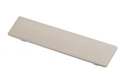 Zamak handgreep HILL Vorm kunst C=128mm geborsteld staal