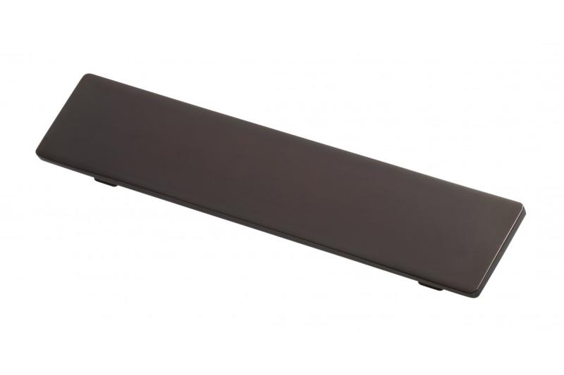 Zamak handgreep HILL Vorm kunst C=128mm zwart chroom