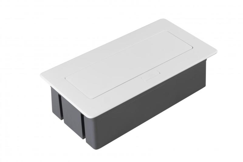 Zachte uitschuifbare stopcontactmodule.