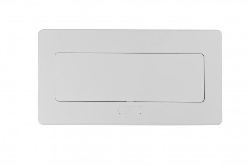 Zachte uitschuifbare stopcontactmodule.