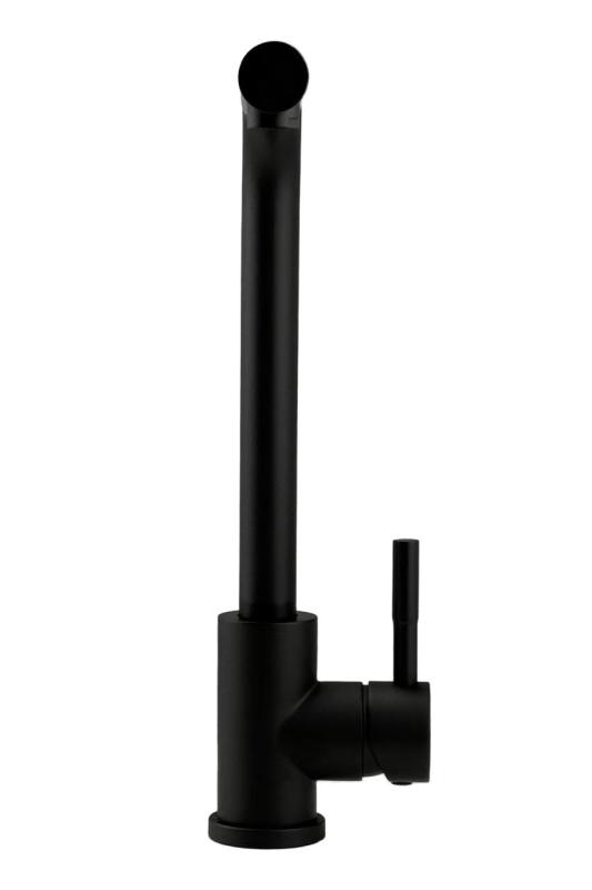 Zwarte Combinatieset Spoelbak 50x40cm met Zwarte Keukenkraan 1208970765